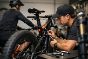 Ajuste profesional de suspensión MTB